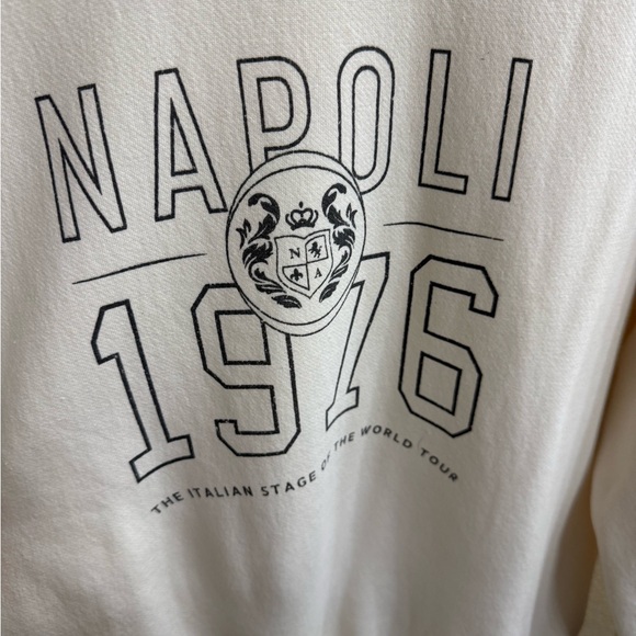 Pilcro Cream Graphic Long Sleeve Dress - Picture 2 of 4